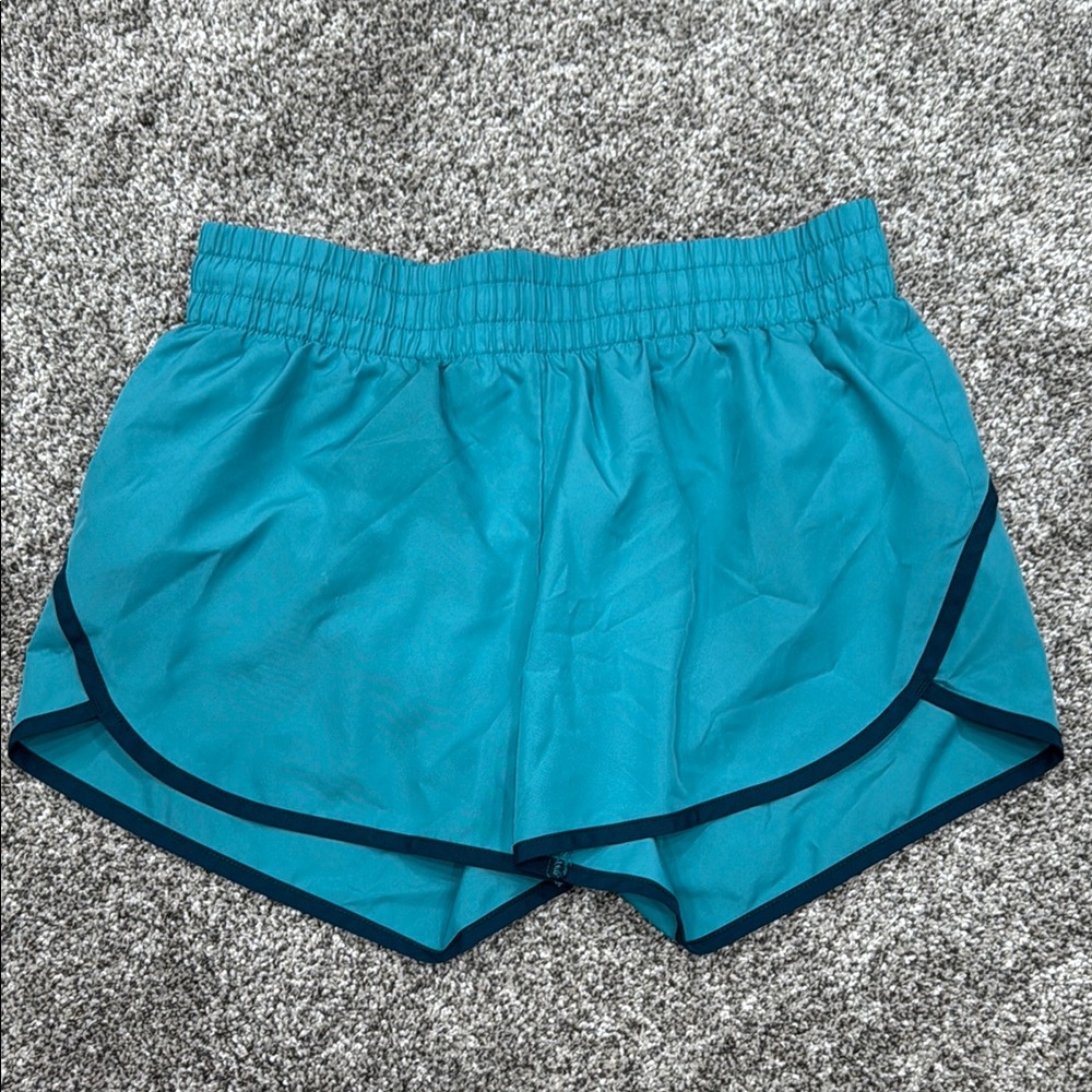 Blue Teal Athletic Shorts ~ Women's Size Small